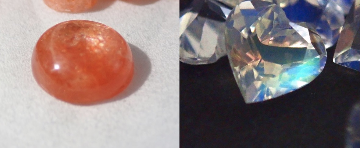 ムーンストーン ルース サンストーン