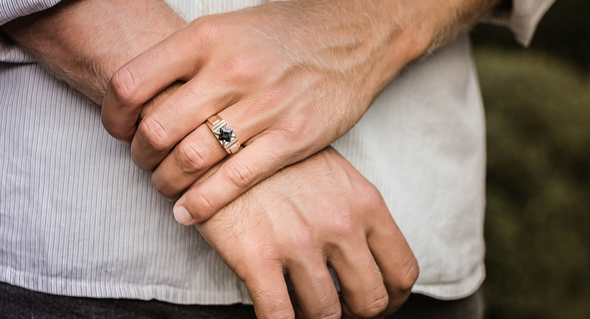 メンズ　リング