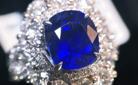 ミャンマー産　ビルマ産　サファイア　リング